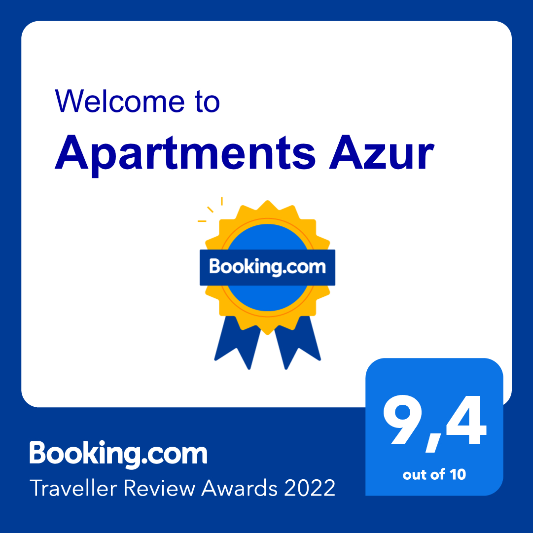 Booking Awards 2022 Apartments Azur